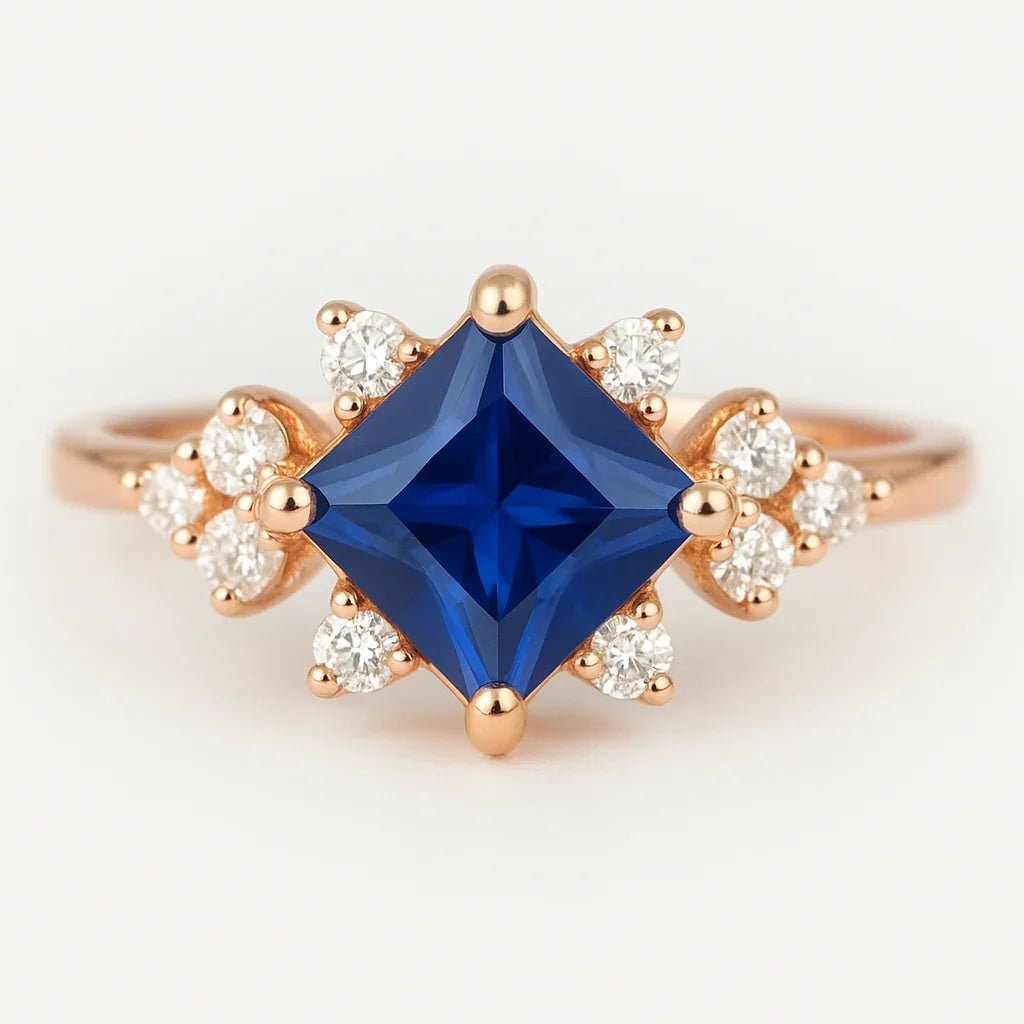 Sapphire Engagement Ring Budur - SOVATS