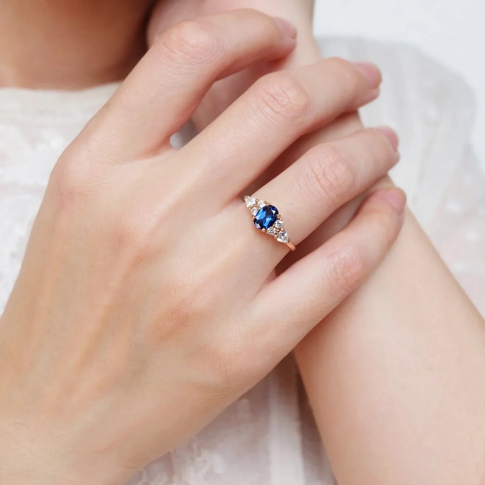 Sapphire Engagement Ring Diana - SOVATS