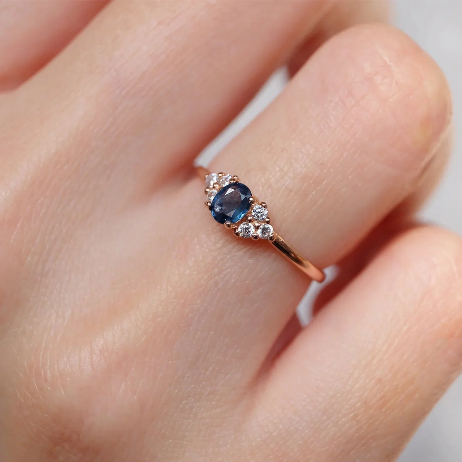 Sapphire Engagement Ring Junon - SOVATS