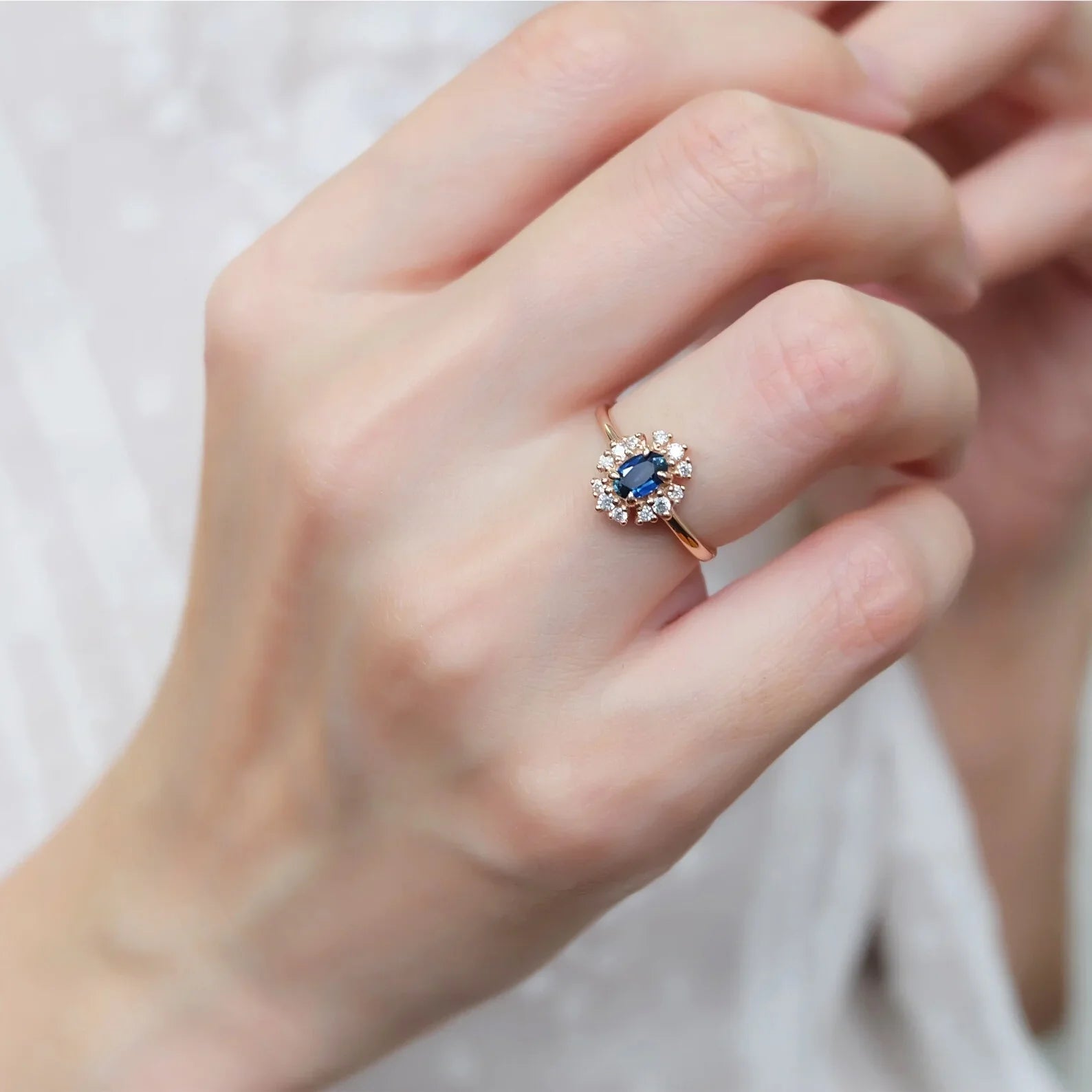 Sapphire Engagement Ring Lara - SOVATS