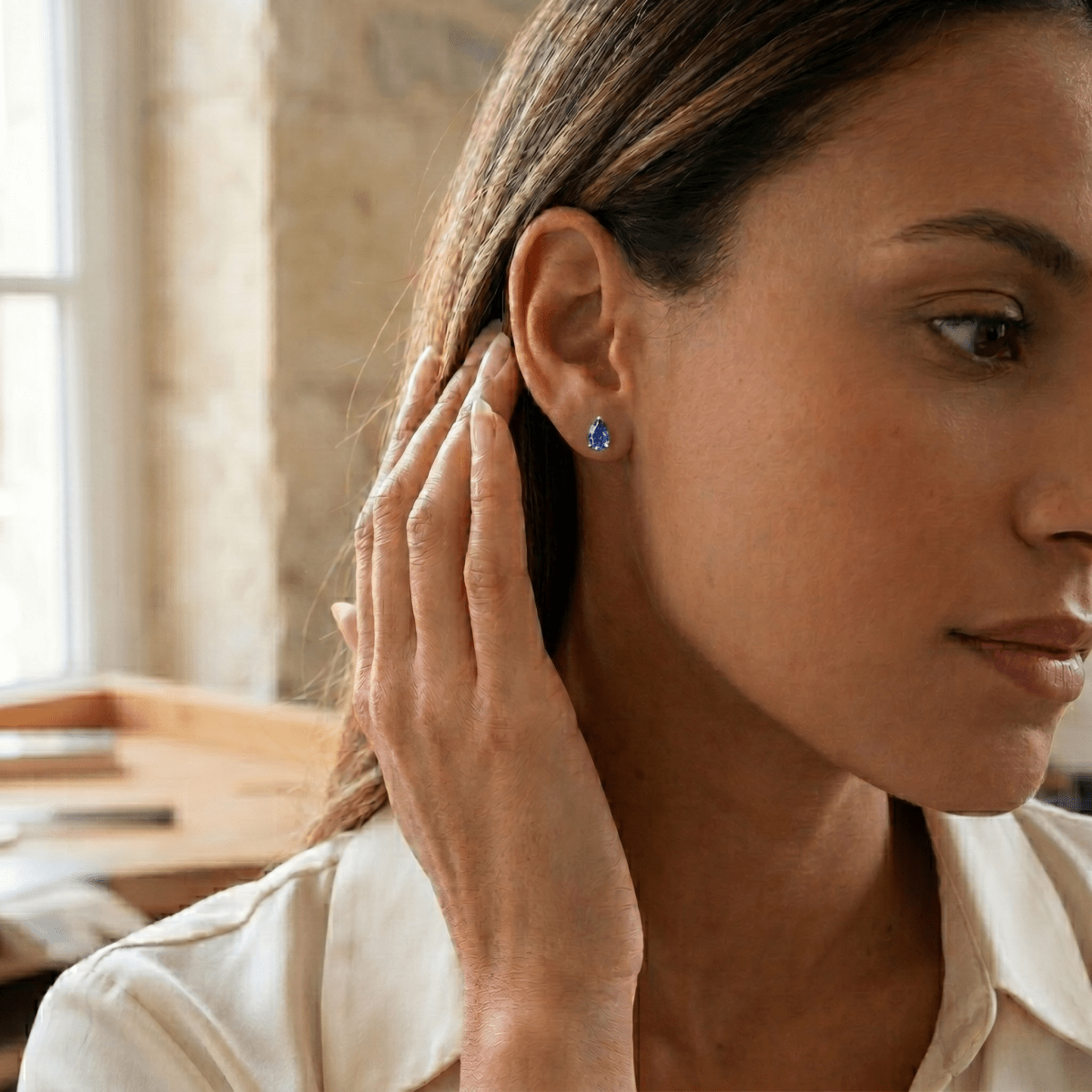 September's Birthstone Earrings Addie - SOVATS