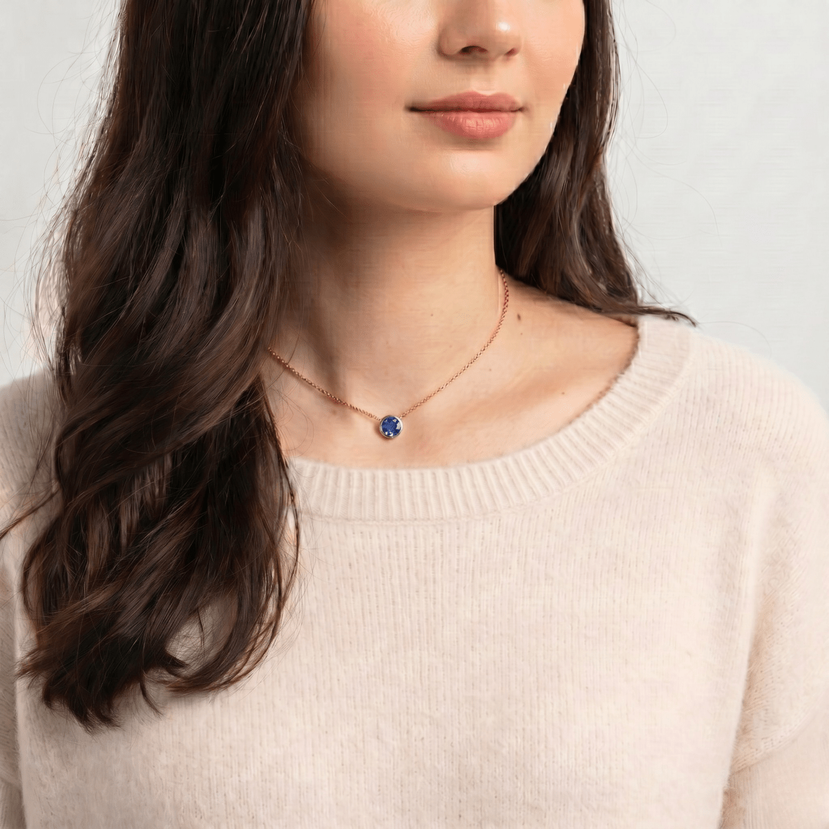 September's Birthstone Necklace Eldora - SOVATS