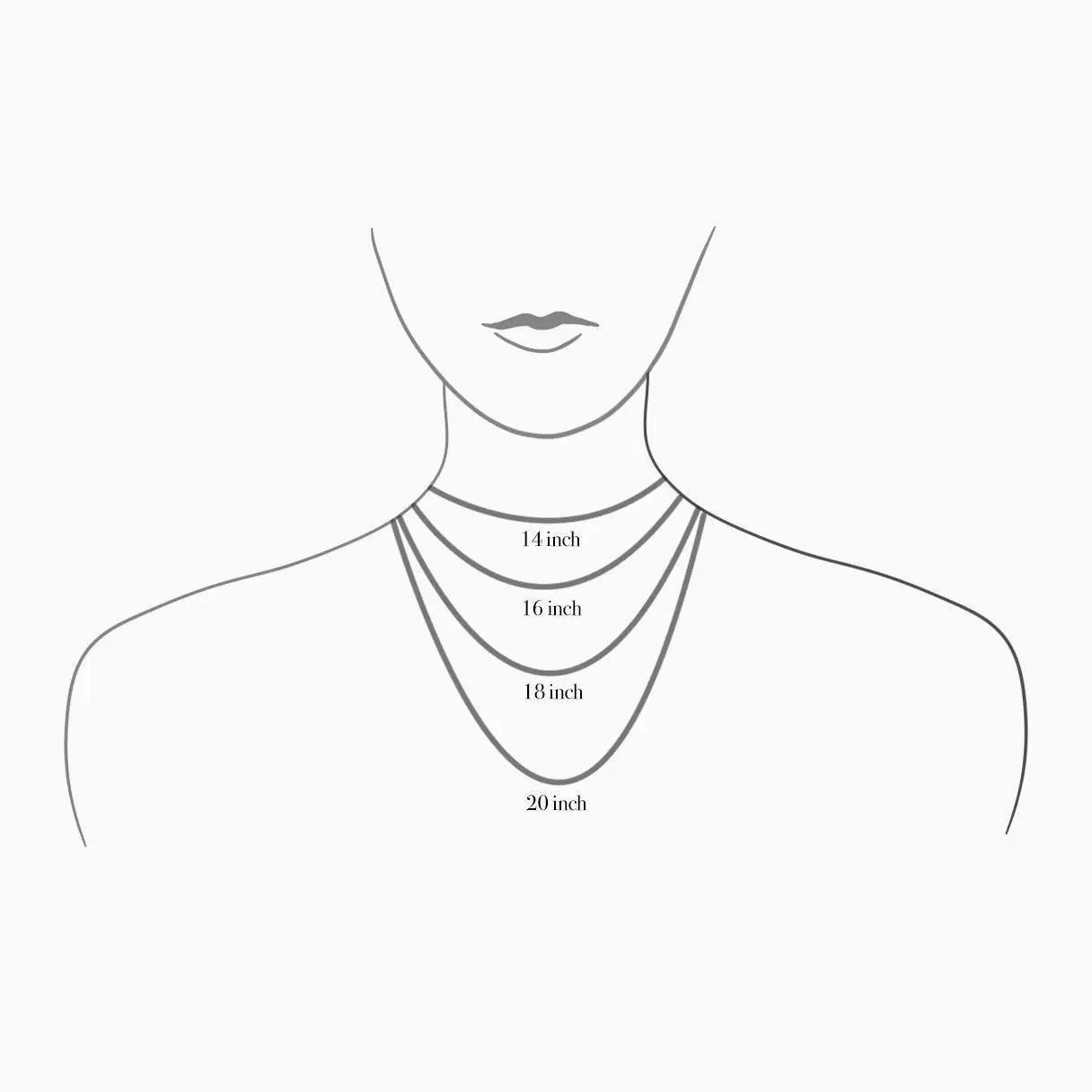Small Oval Link Necklace Parisa - SOVATS