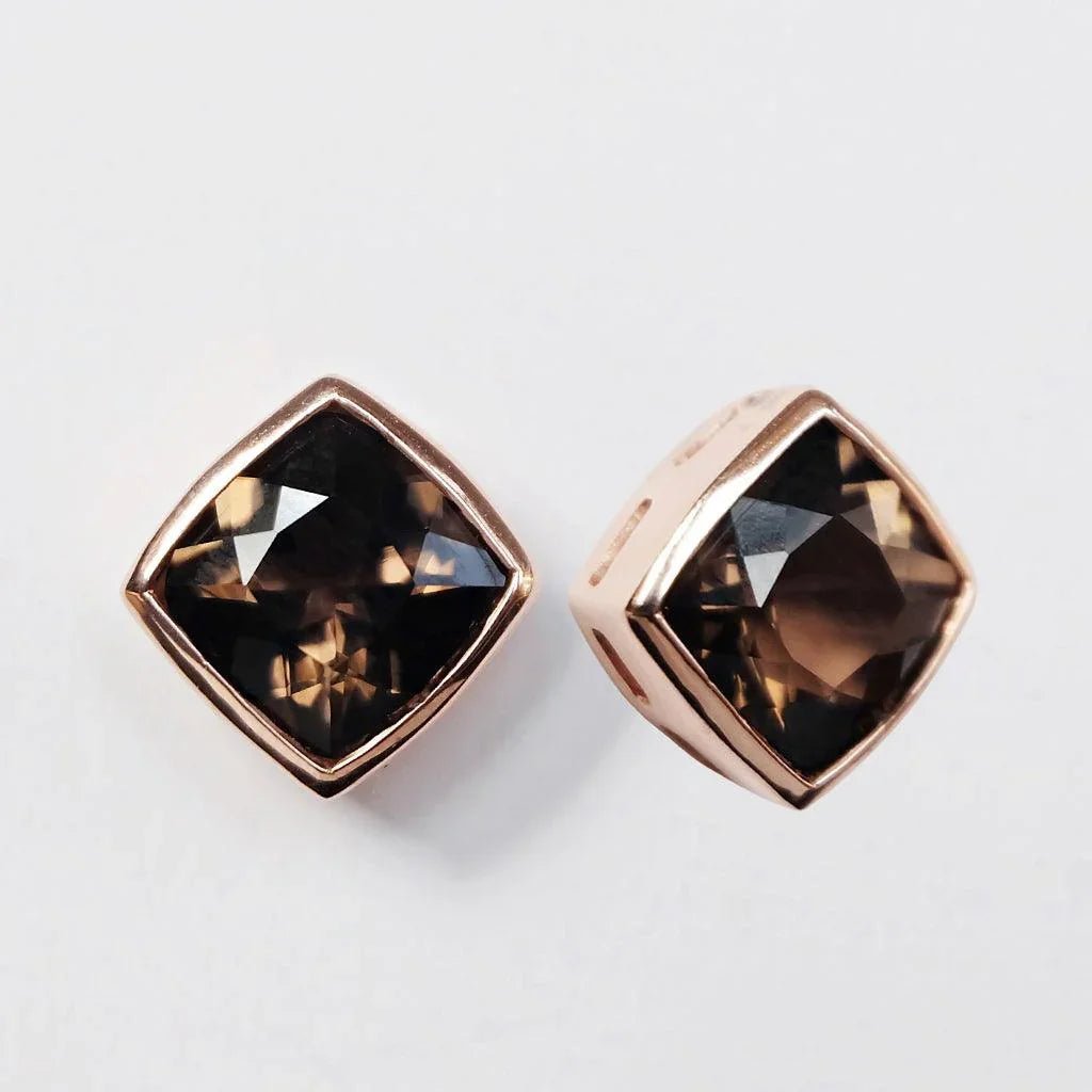 Smoky Quartz Earrings Nanda - SOVATS