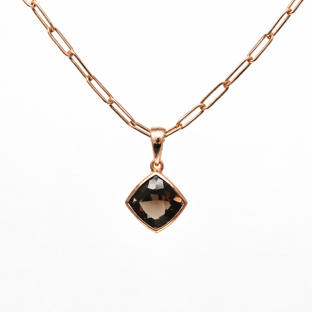 Smoky Quartz Gold Pendant Nanda - SOVATS
