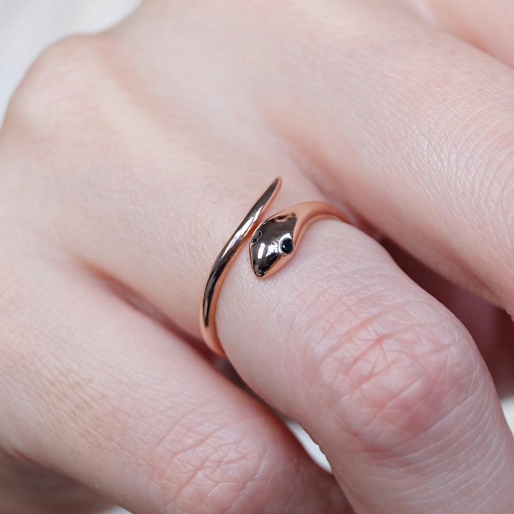 Snake Diamond Ring Atana - SOVATS