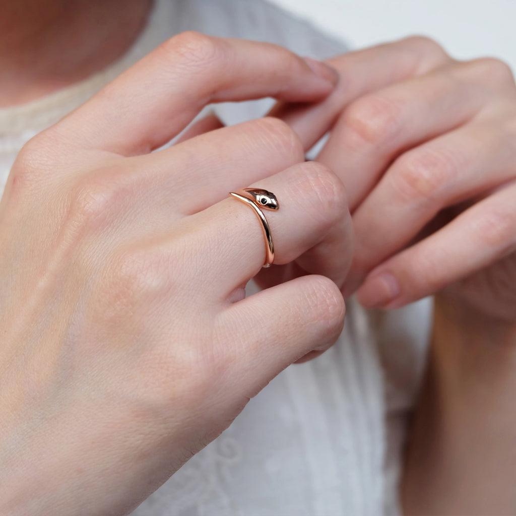 Snake Diamond Ring Atana - SOVATS