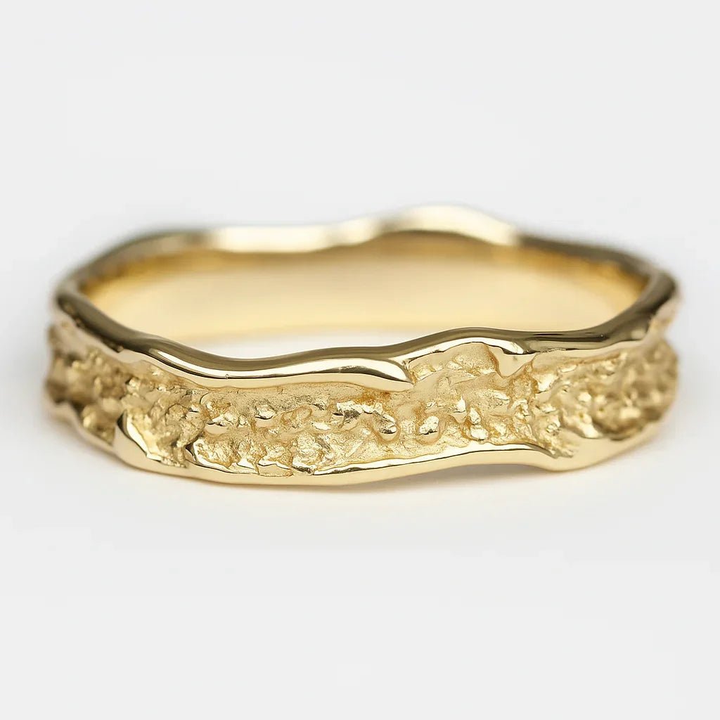Textured Band Ring Lumen - SOVATS