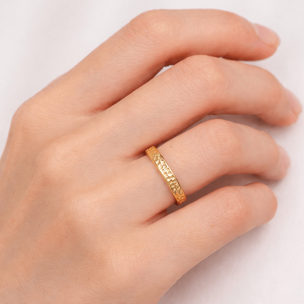 Textured Band Ring Mohsin - SOVATS
