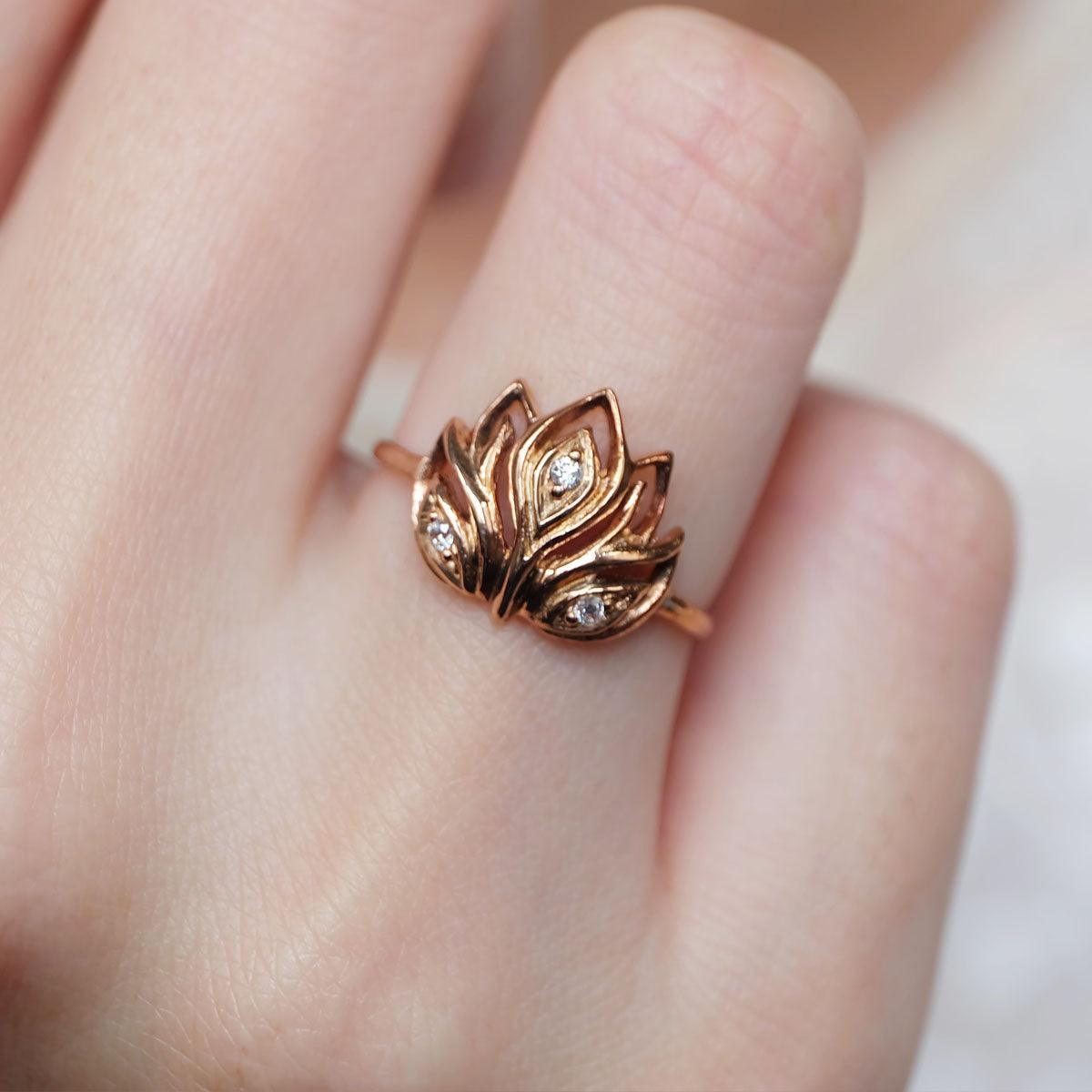 Thai Art Inspired Ring Bua - SOVATS