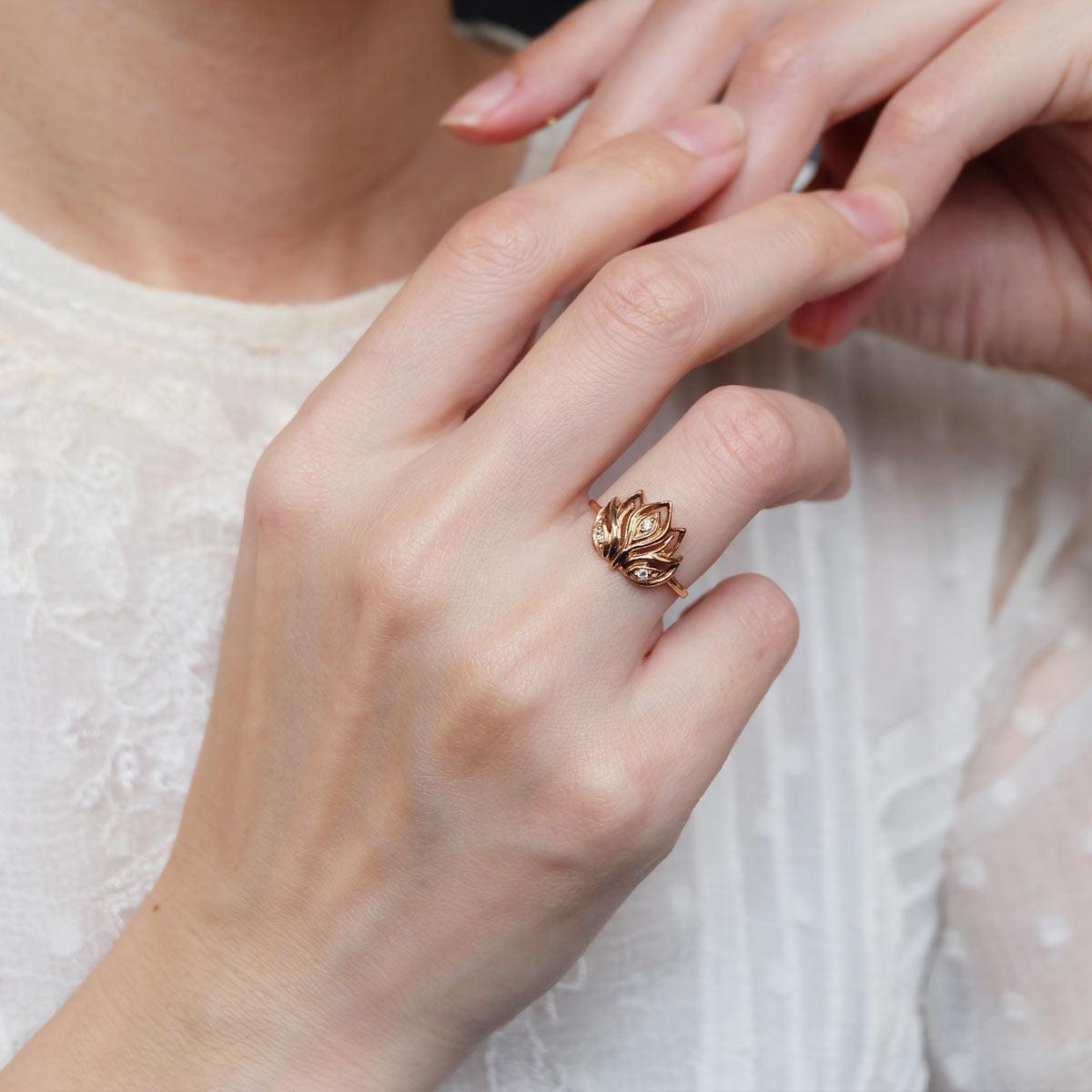 Thai Art Inspired Ring Bua - SOVATS