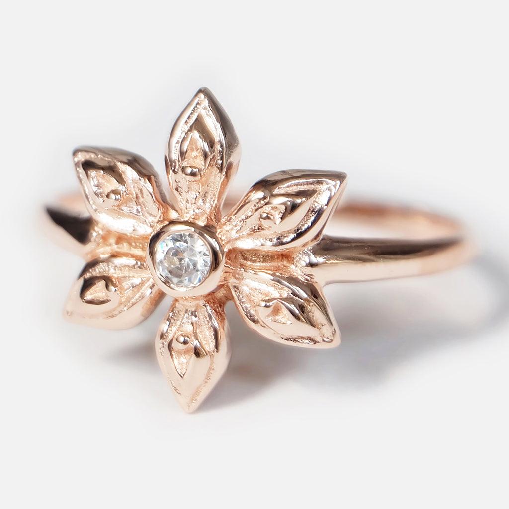 Thai Art Inspired Ring Lotus - SOVATS