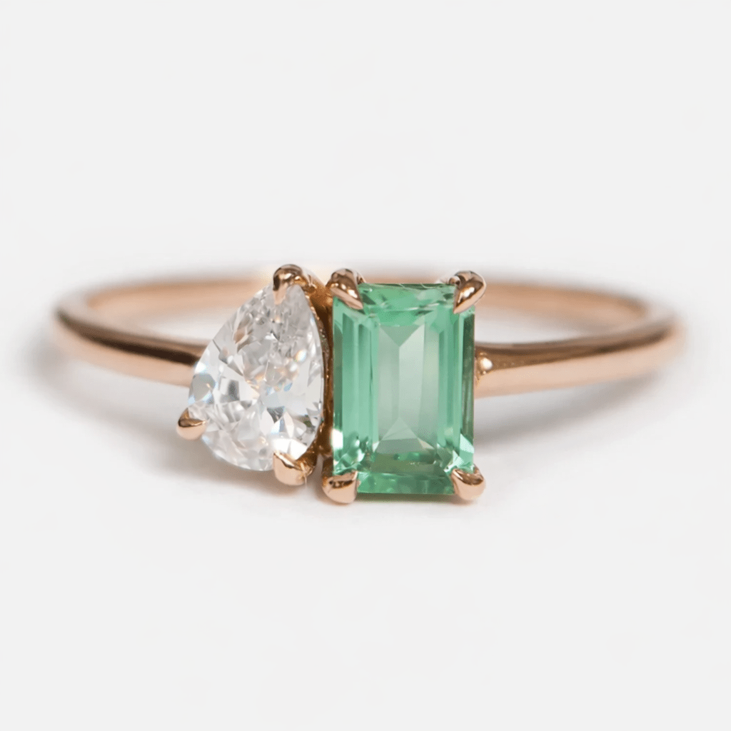 Toi et Moi Tourmaline Ring Marian - SOVATS