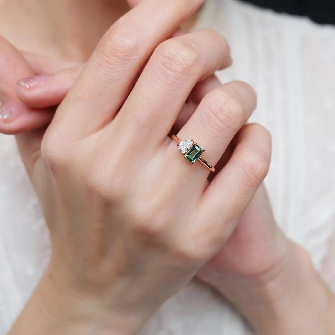 Toi et Moi Tourmaline Ring Marian - SOVATS