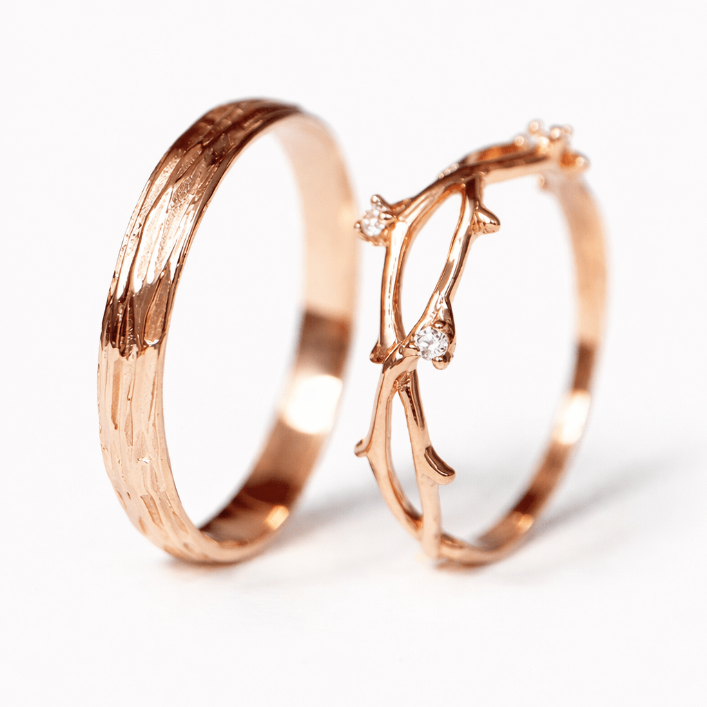 Wedding Diamond Ring Set Carita - SOVATS