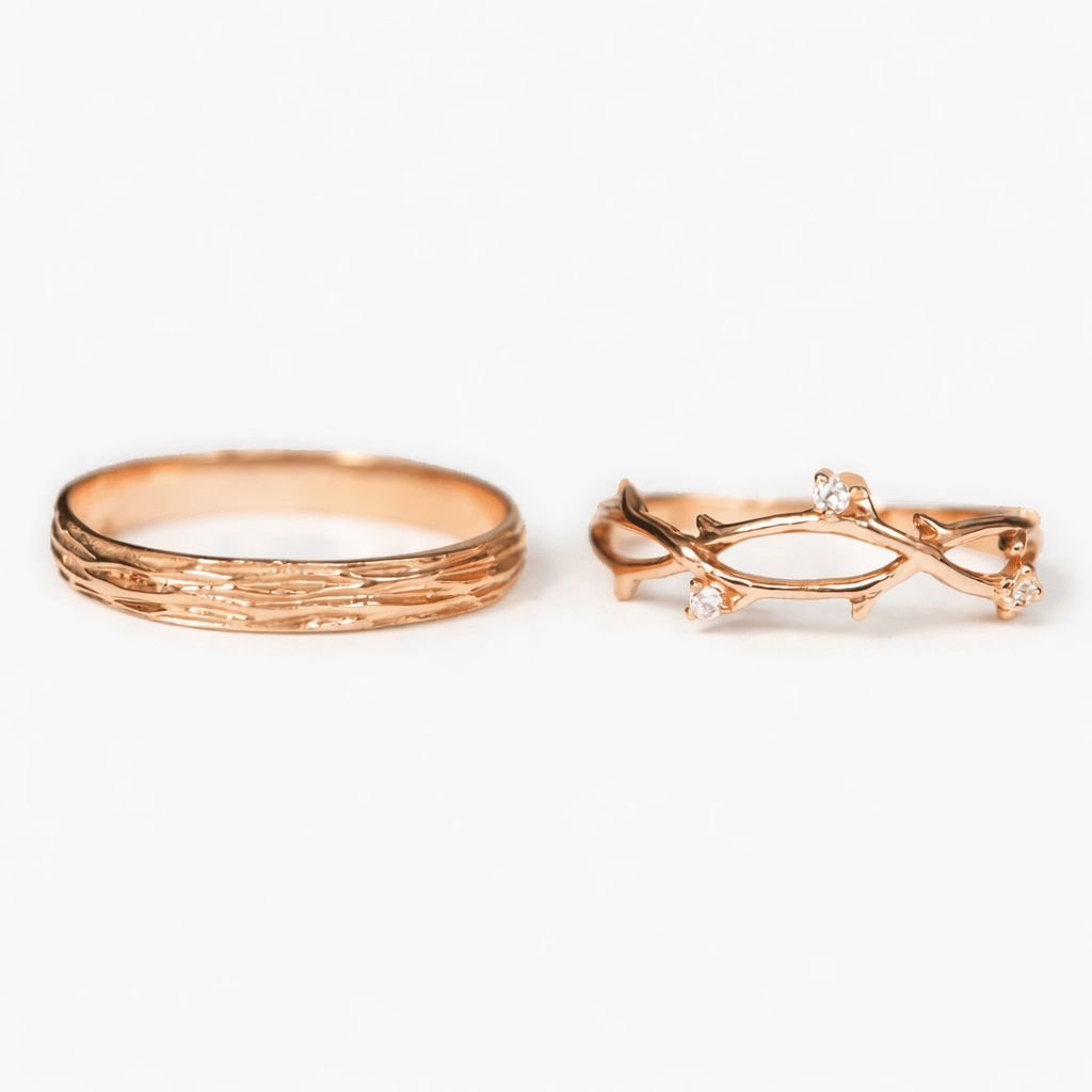 Wedding Diamond Ring Set Carita - SOVATS