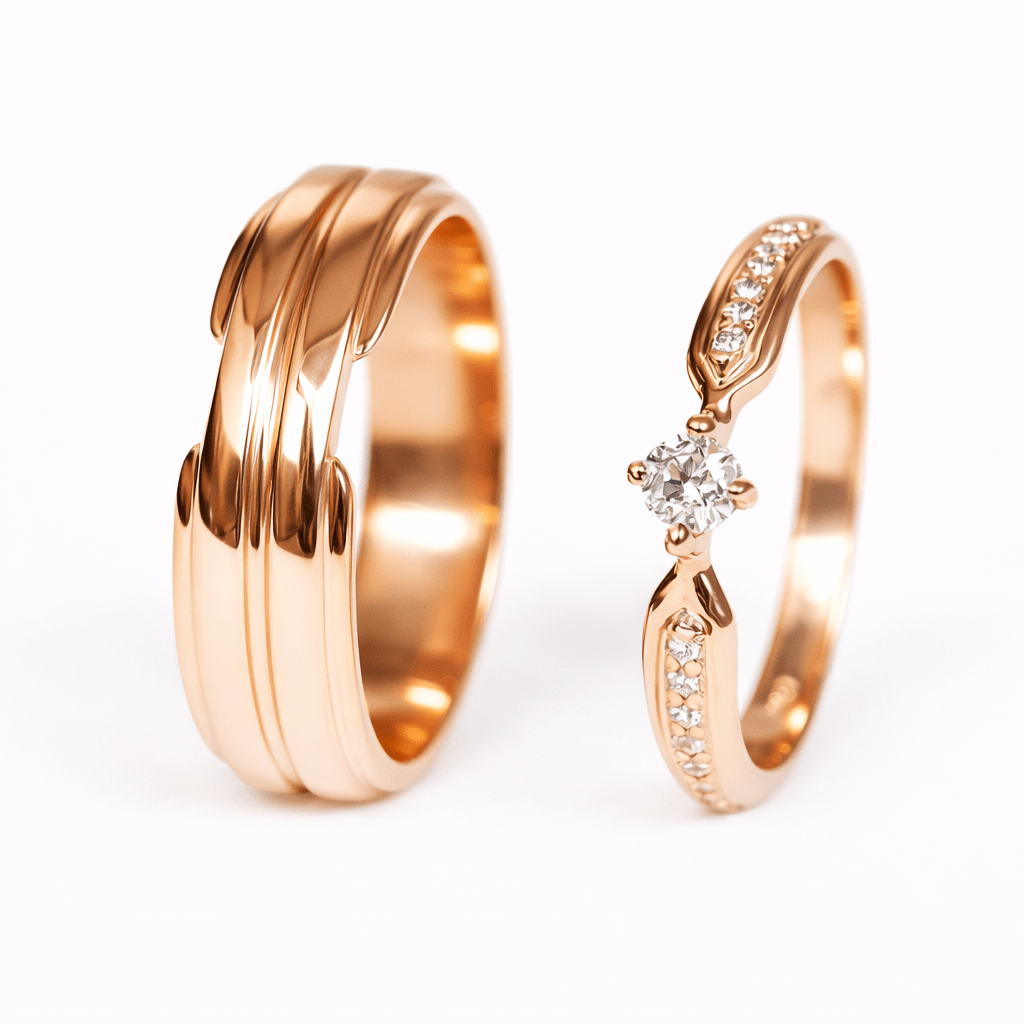 Wedding Diamond Ring Set Samira - SOVATS