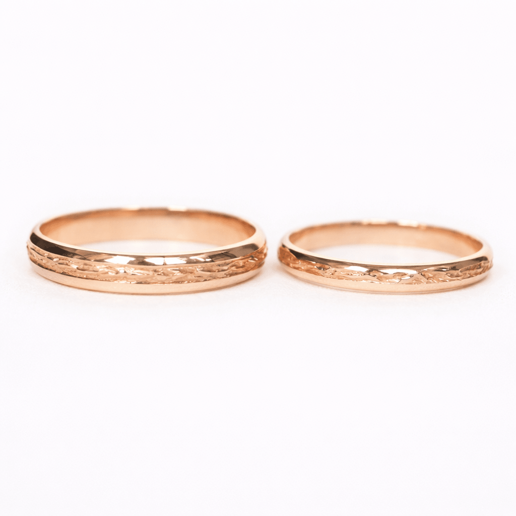 Wedding Gold Ring Set Ivonne - SOVATS