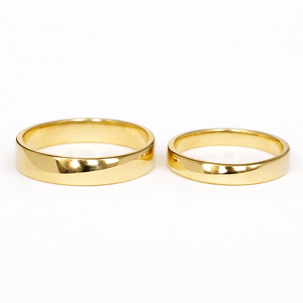 Wedding Gold Ring Set Tora - SOVATS