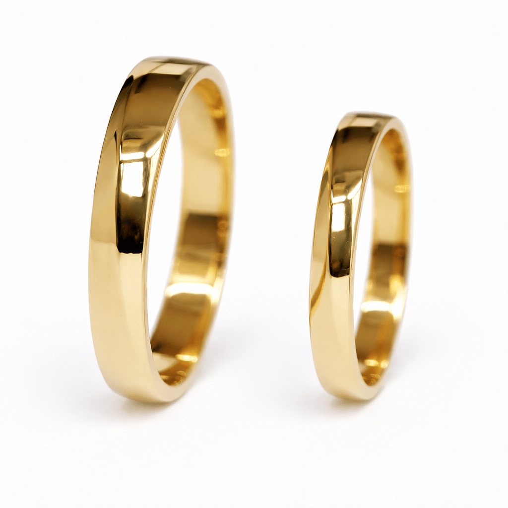 Wedding Gold Ring Set Tora - SOVATS