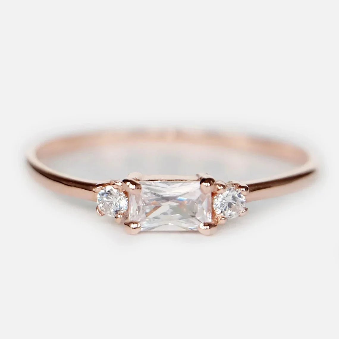 White Topaz Diamond Ring Lucian - SOVATS