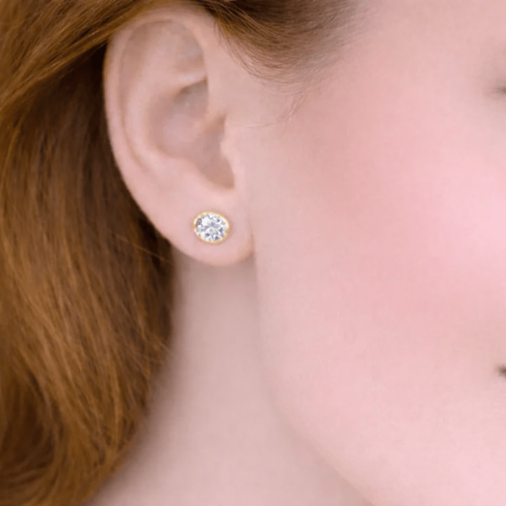 White Topaz Earrings Nina - SOVATS