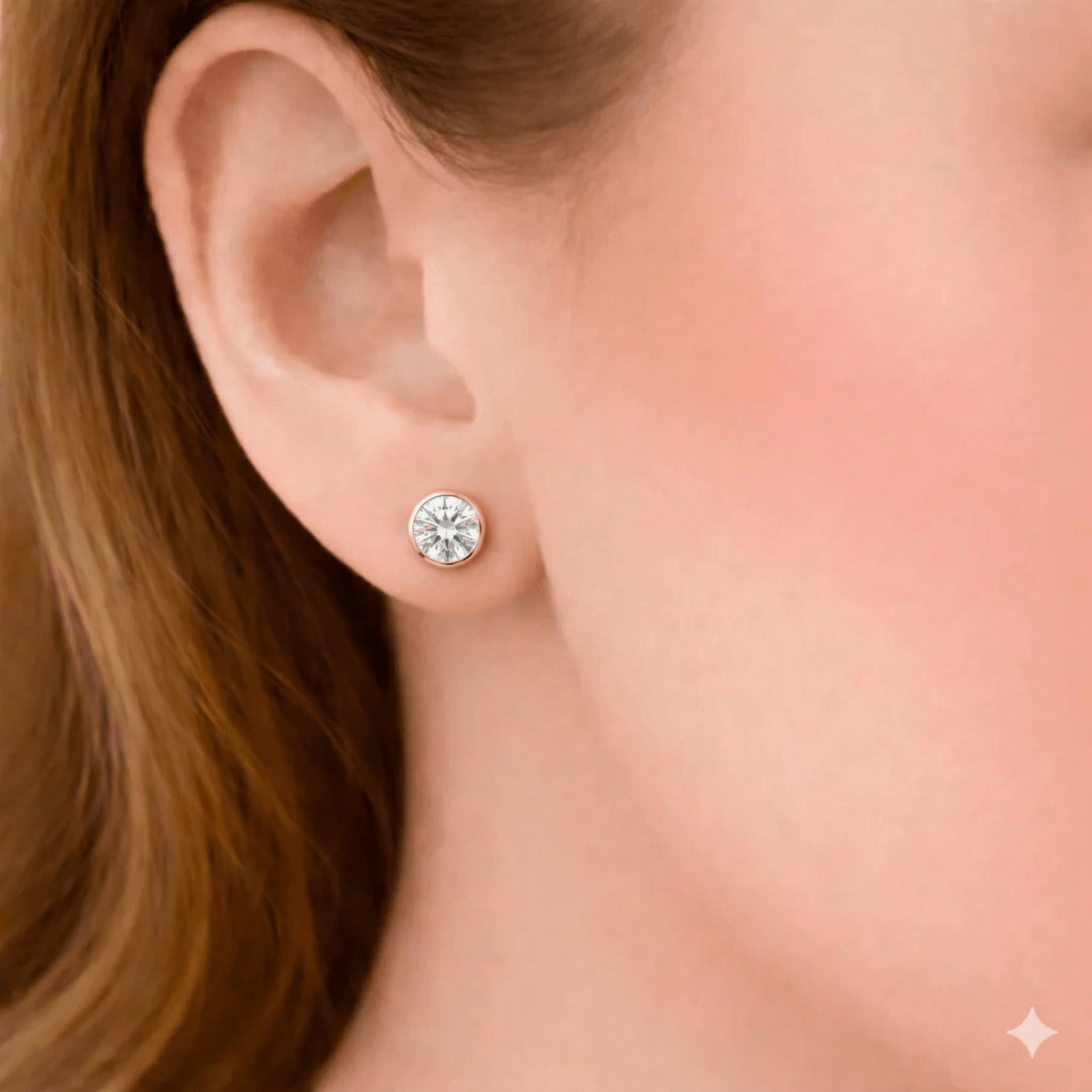 White Topaz Gold Earrings Amayeta - SOVATS