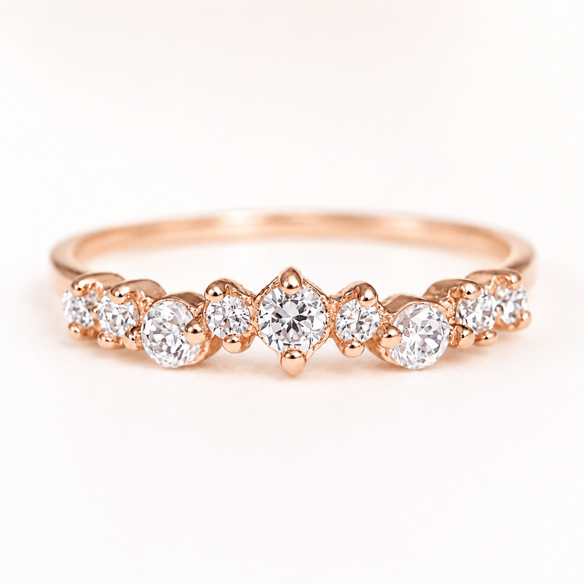 White Topaz Gold Ring Taliyah - SOVATS