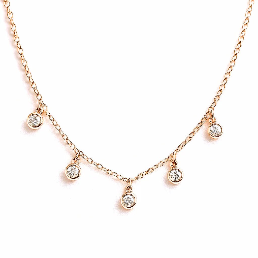 White Topaz Necklace Polina - SOVATS