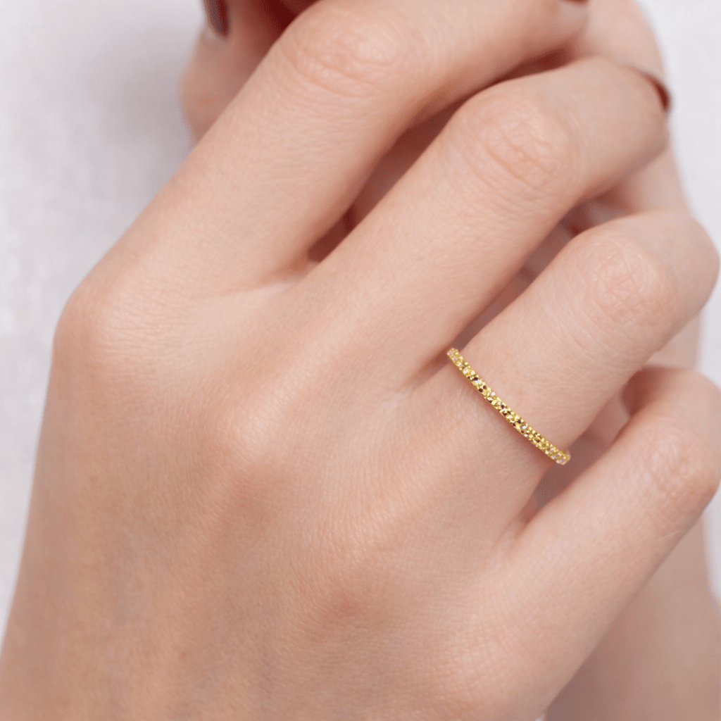 Yellow Diamond Half Eternity Ring Jasmin - SOVATS