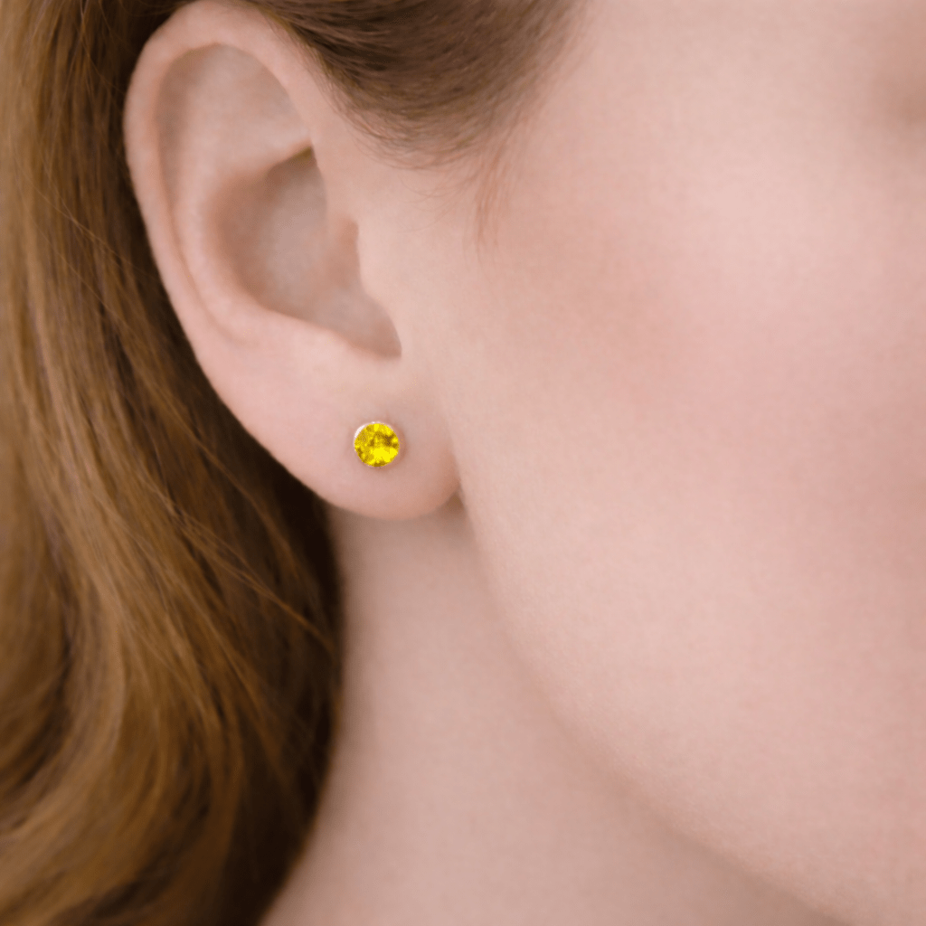 Yellow Sapphire Earrings Edda - SOVATS