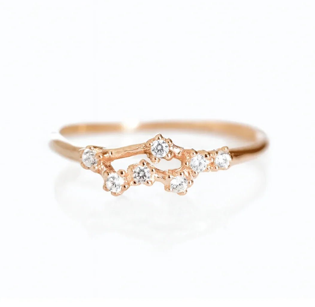 Zodiac Cancer Diamond Ring - SOVATS