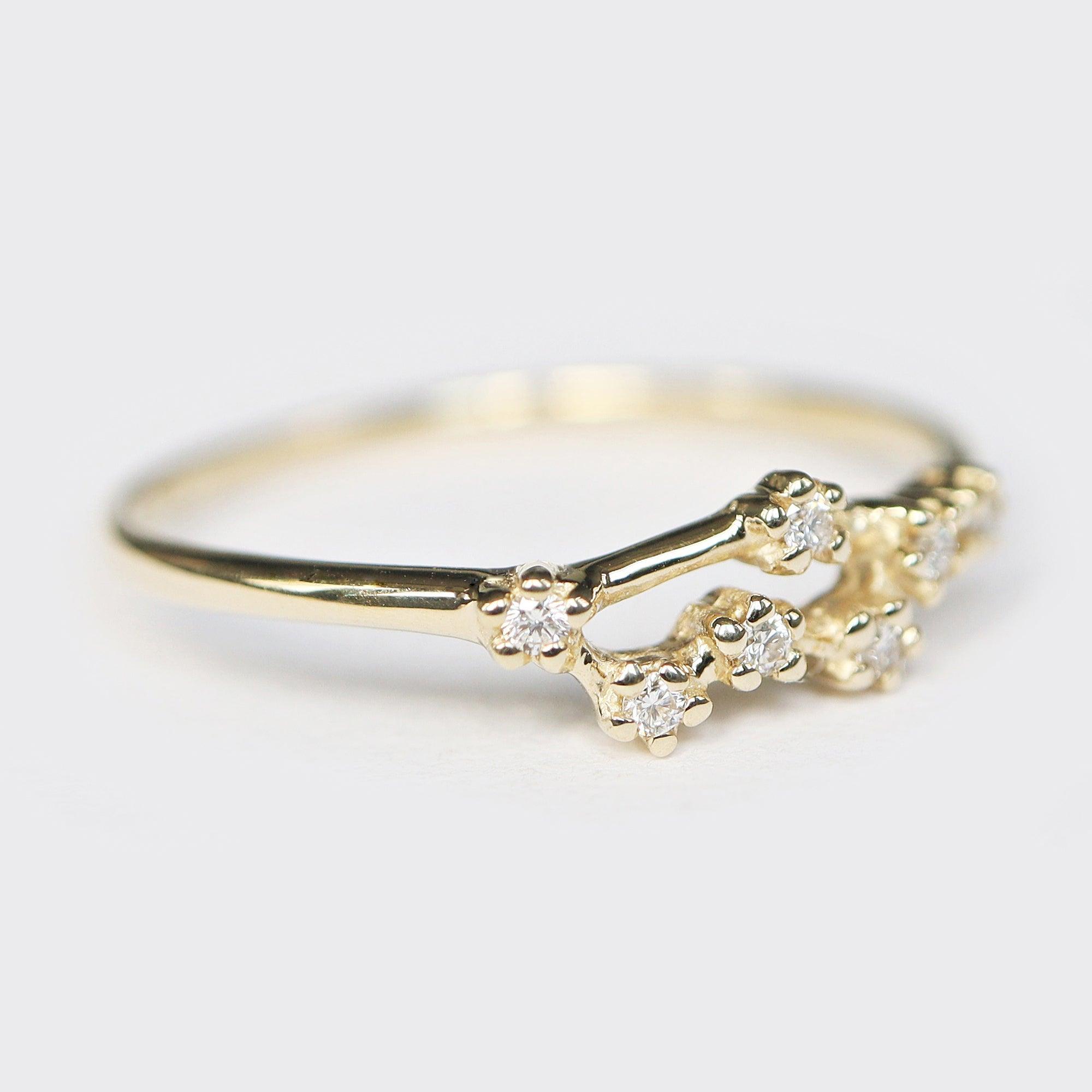 Zodiac Cancer Diamond Ring - SOVATS