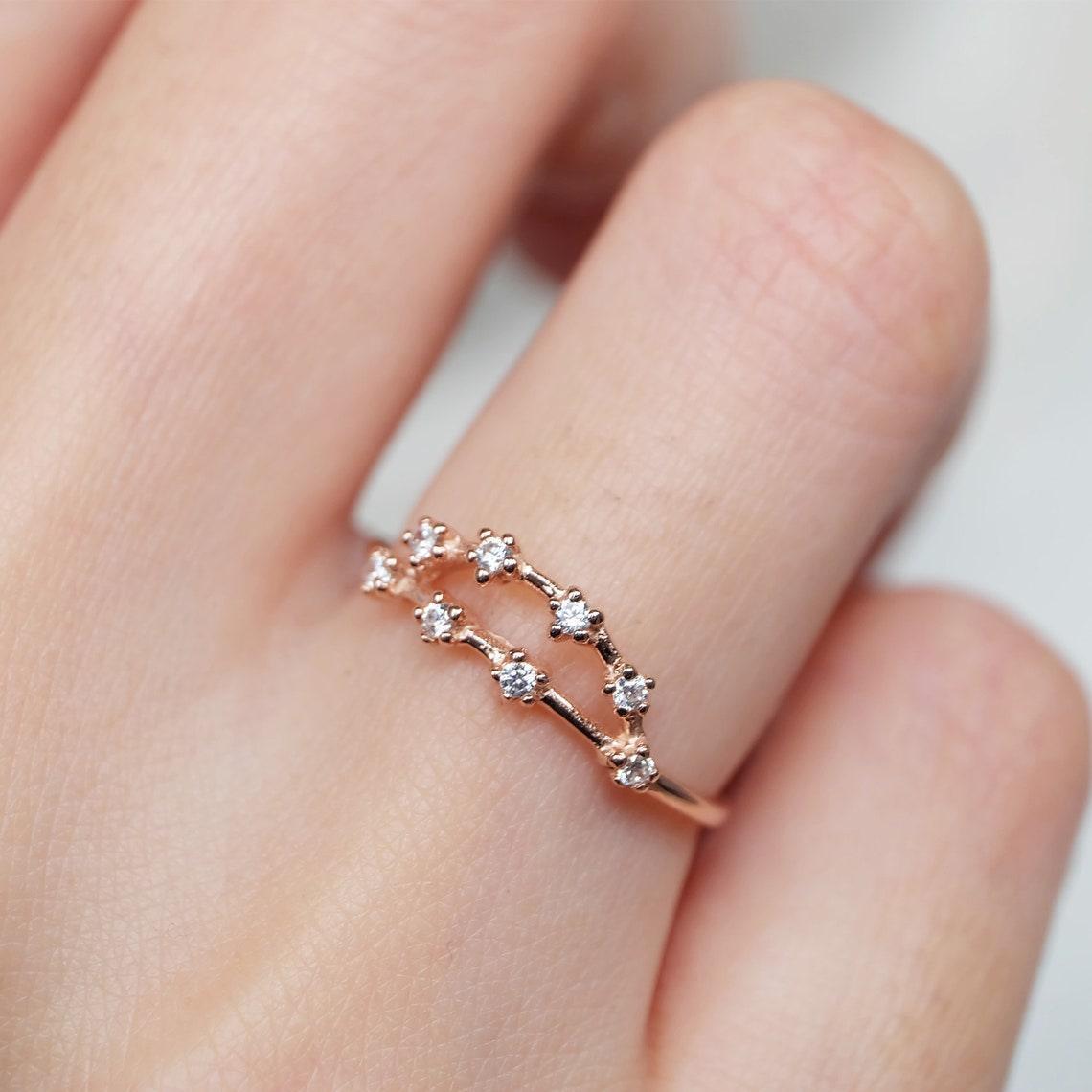 Zodiac Capricorn Diamond Ring - SOVATS