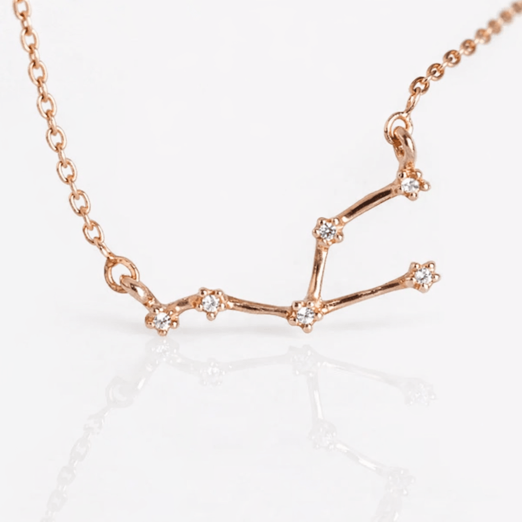 Zodiac Diamond Gold Necklace Taurus - SOVATS