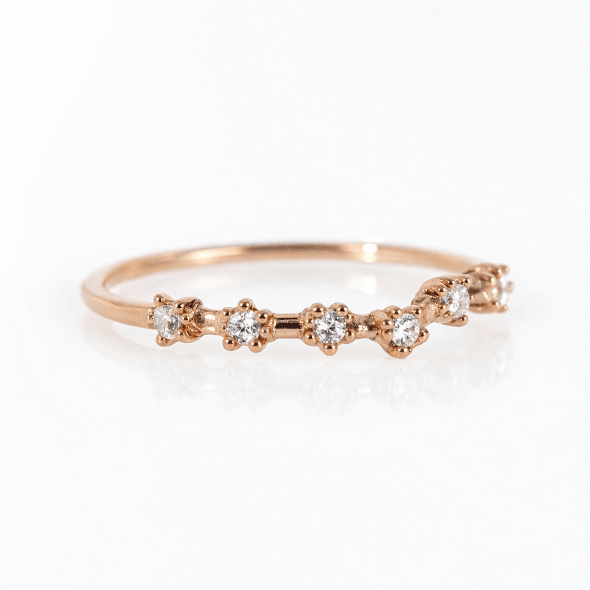 Zodiac Diamond Gold Ring Pisces - SOVATS
