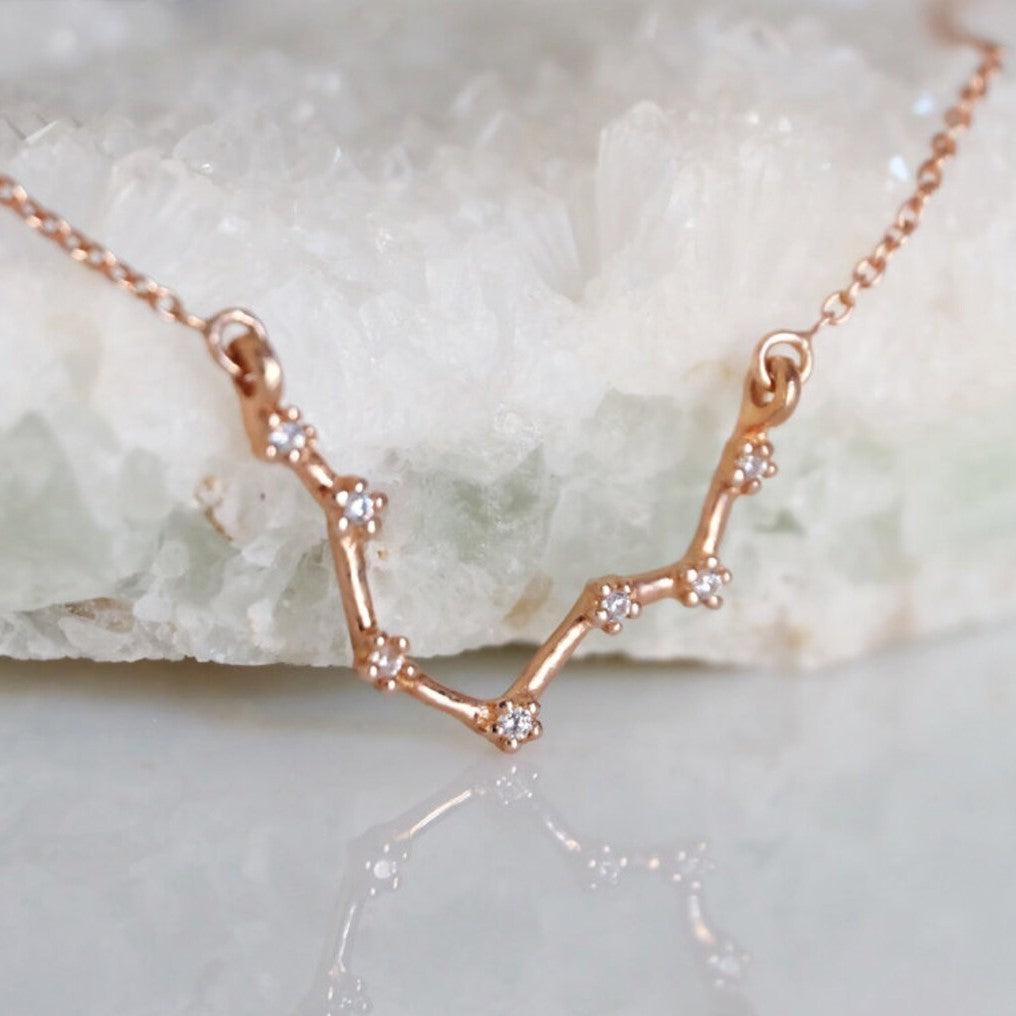 Zodiac Diamond Necklace Pisces - SOVATS