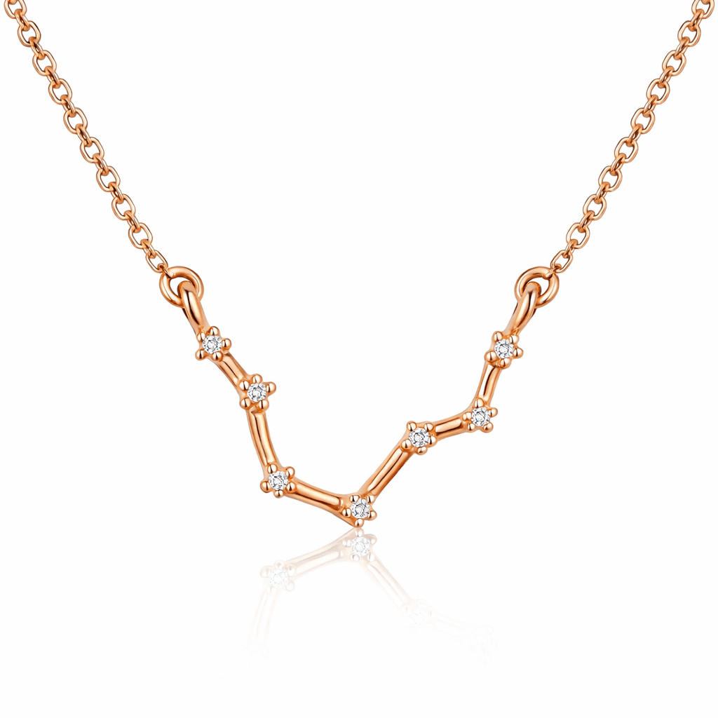 Zodiac Diamond Necklace Pisces - SOVATS