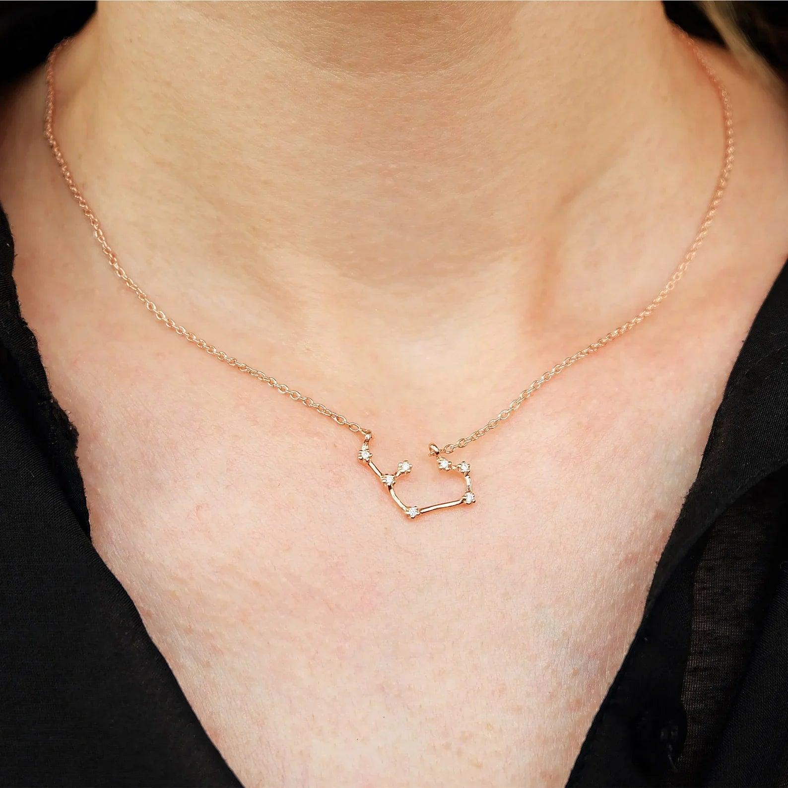 Zodiac Diamond Necklace Sagittarius - SOVATS