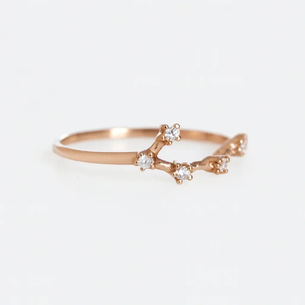 Zodiac Gemini Diamond Ring - SOVATS
