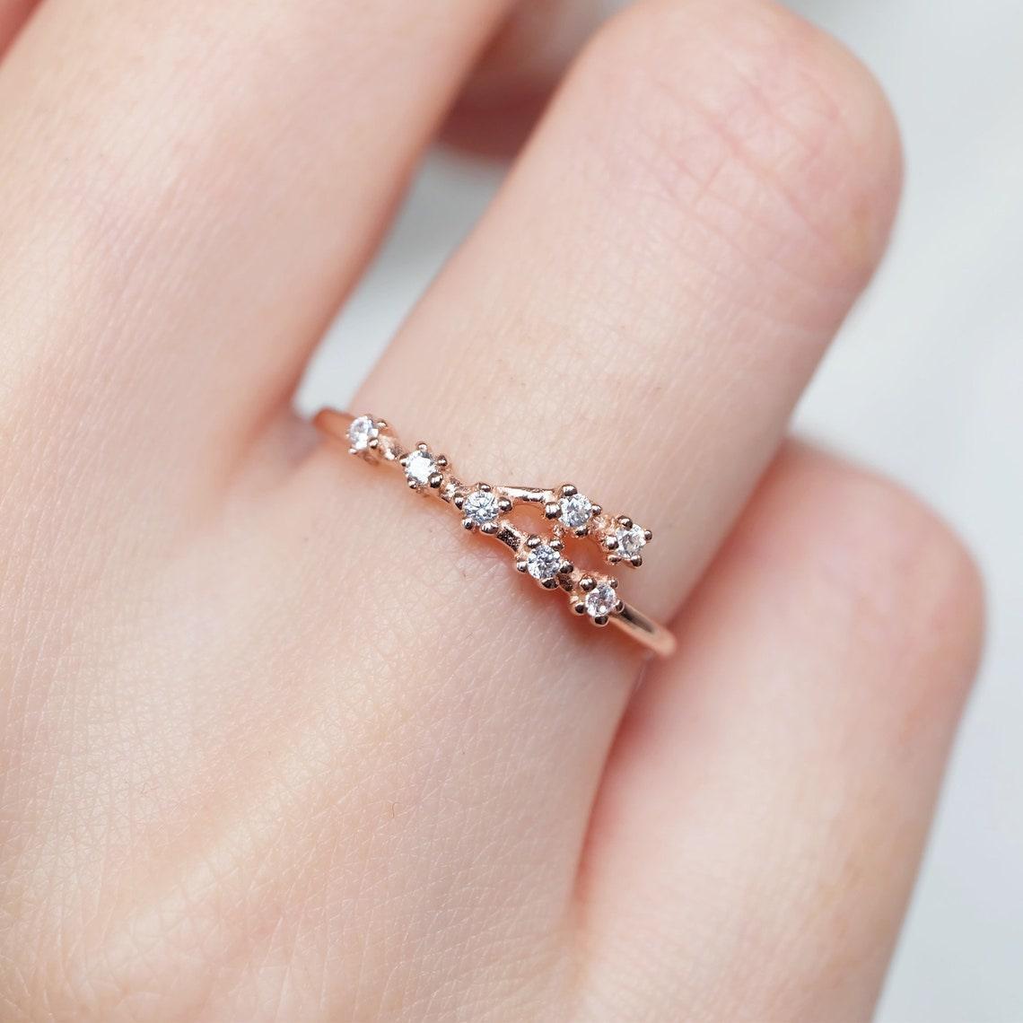 Zodiac Leo Diamond Ring - SOVATS