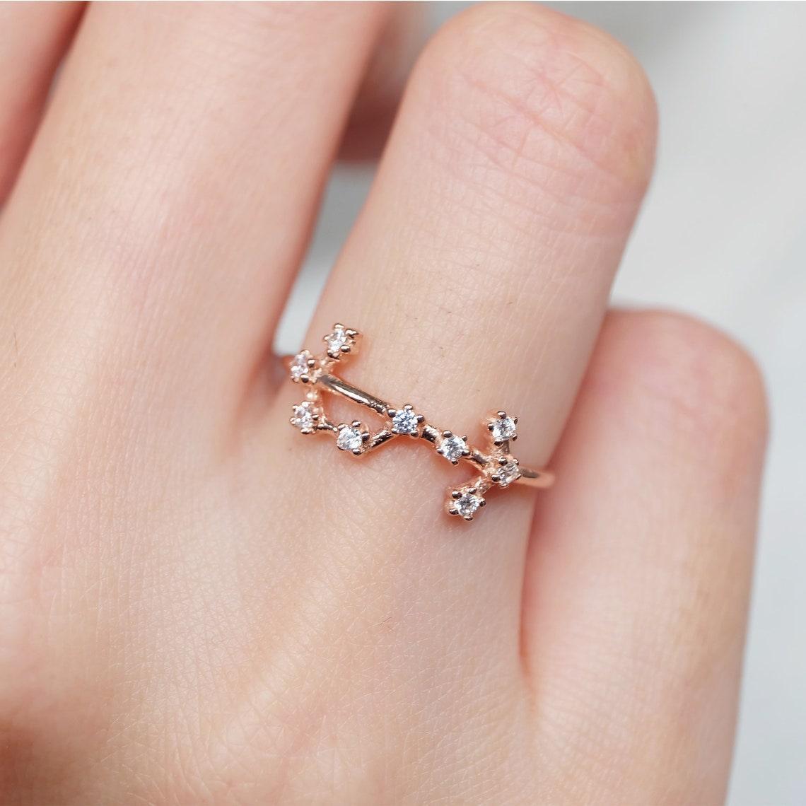 Zodiac Scorpio Diamond Ring - SOVATS