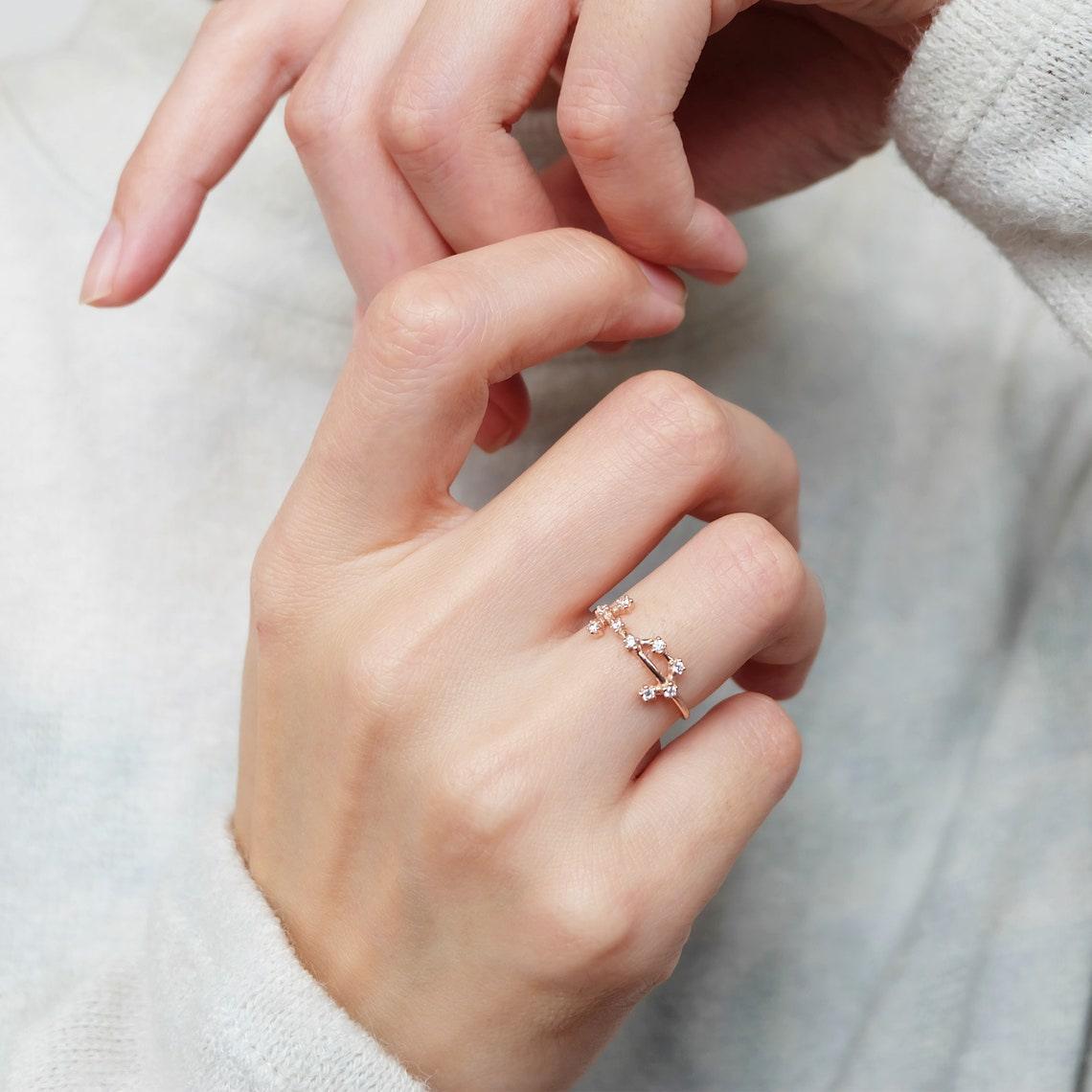 Zodiac Scorpio Diamond Ring - SOVATS