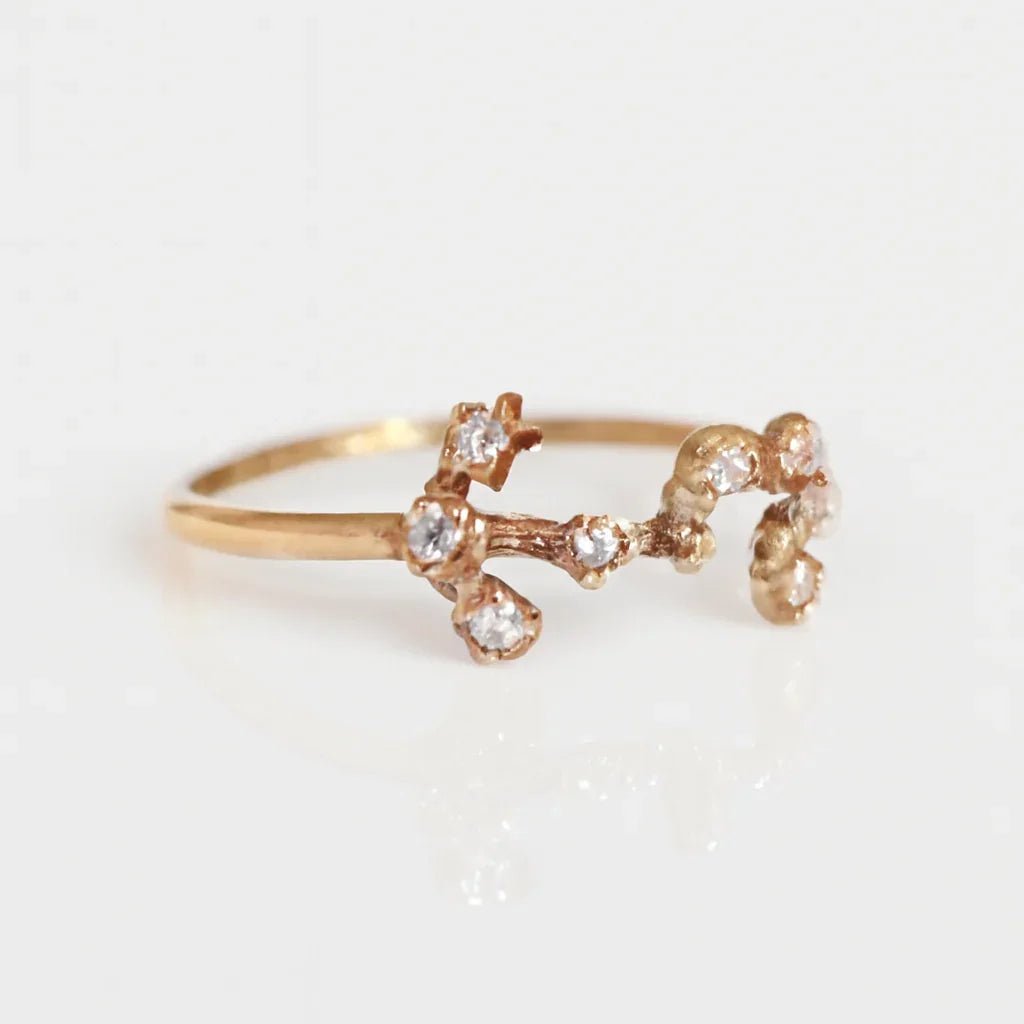 Zodiac Scorpio Diamond Ring - SOVATS
