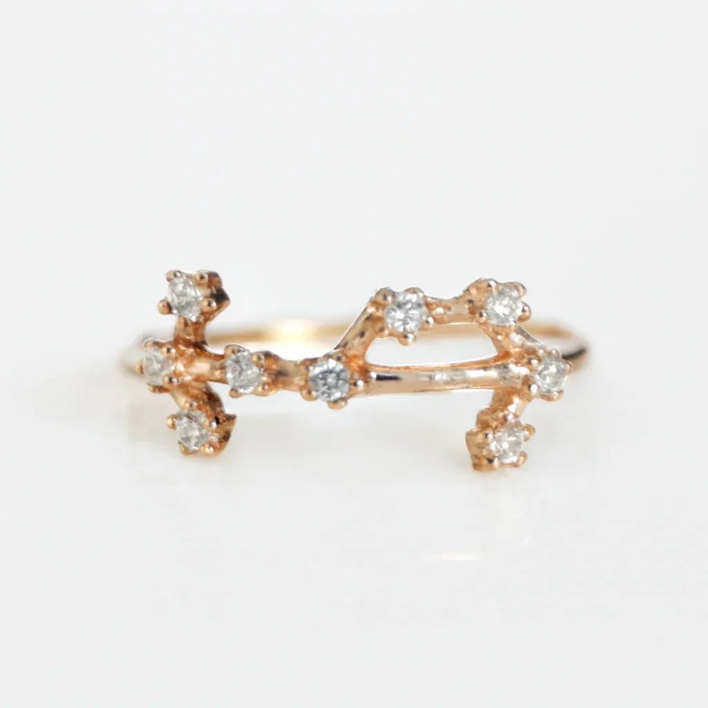 Zodiac Scorpio Diamond Ring - SOVATS