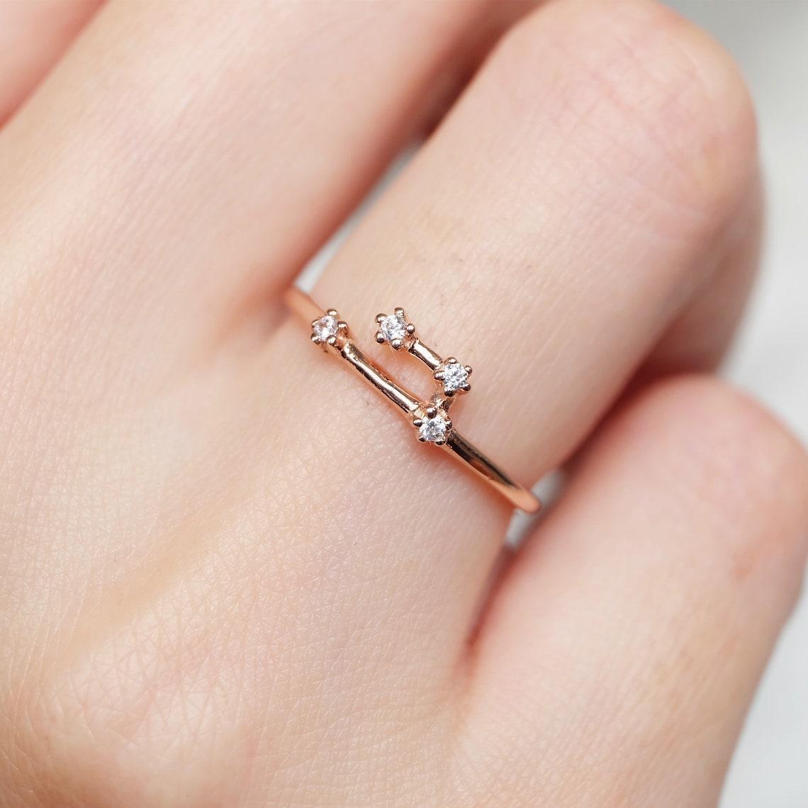 Zodiac Taurus Diamond Ring - SOVATS