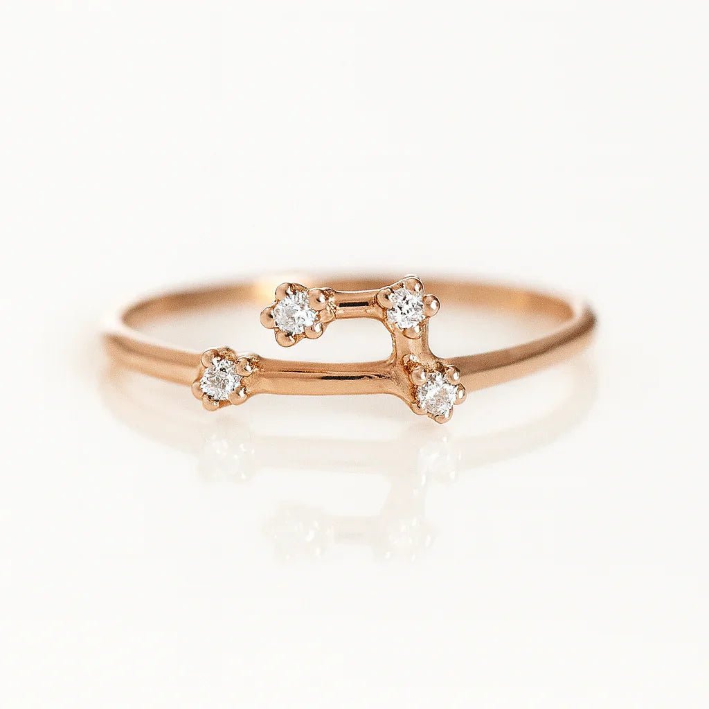 Zodiac Taurus Diamond Ring - SOVATS