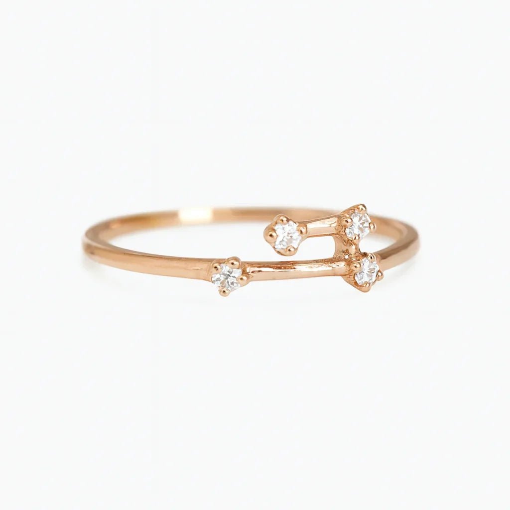 Zodiac Taurus Diamond Ring - SOVATS