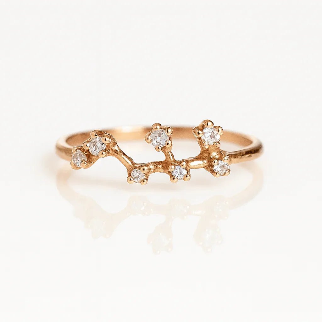 Zodiac Virgo Diamonds Ring - SOVATS