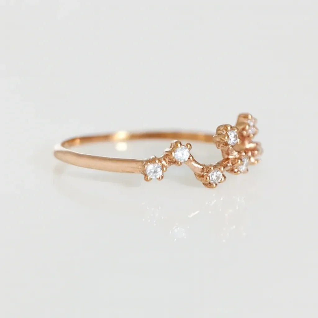 Zodiac Virgo Diamonds Ring - SOVATS